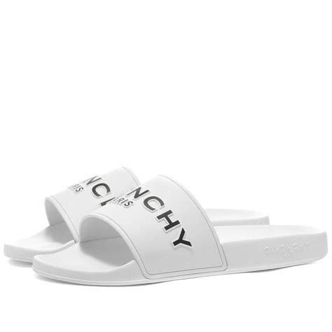 givenchy slides perth|Givenchy slides white and black.